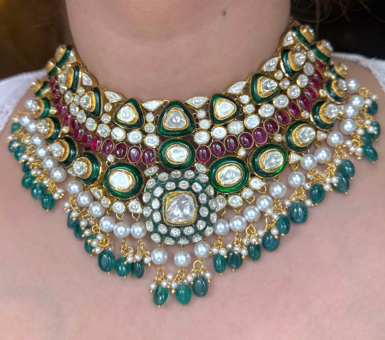 Polki Choker Set