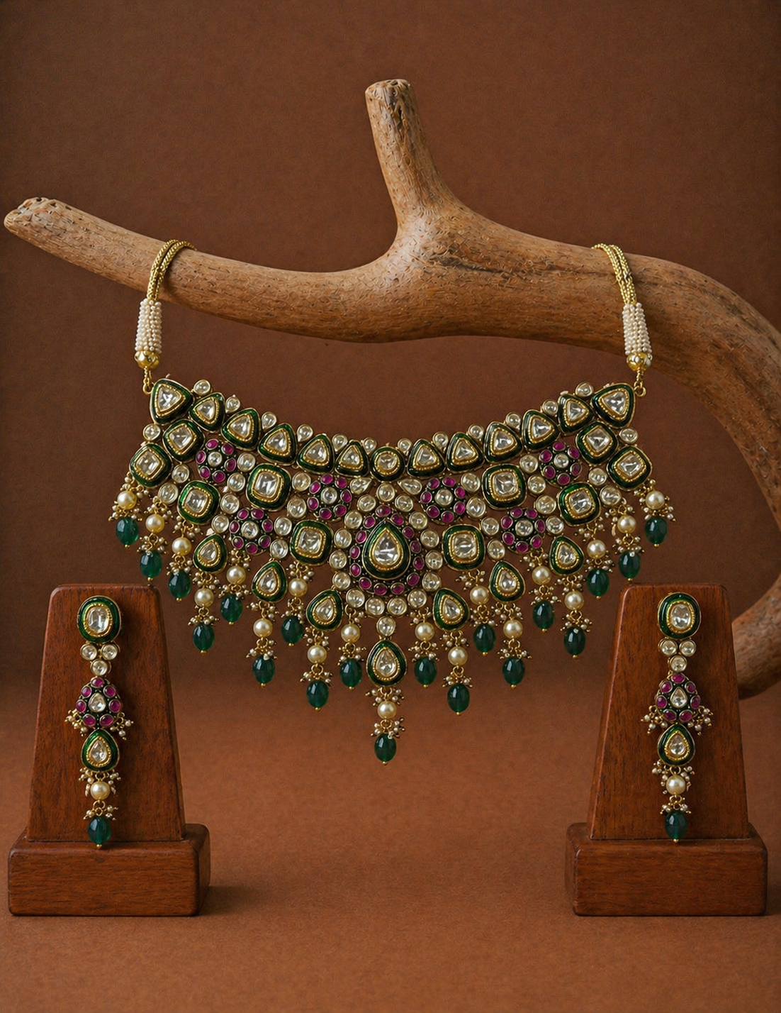Polki Necklace Set