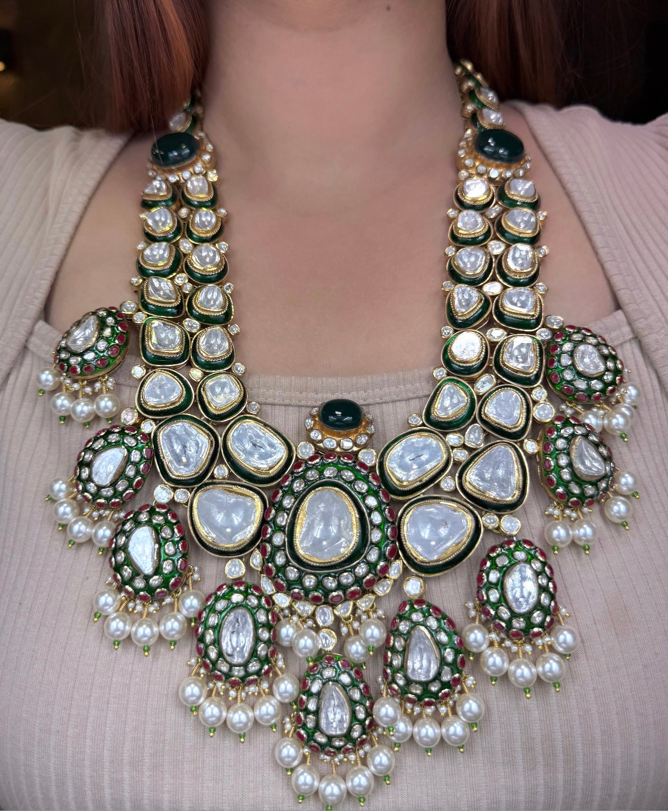 Polki Necklace Set