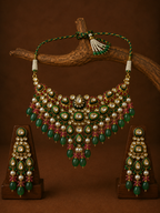 Ruby Pearl Polki Necklace