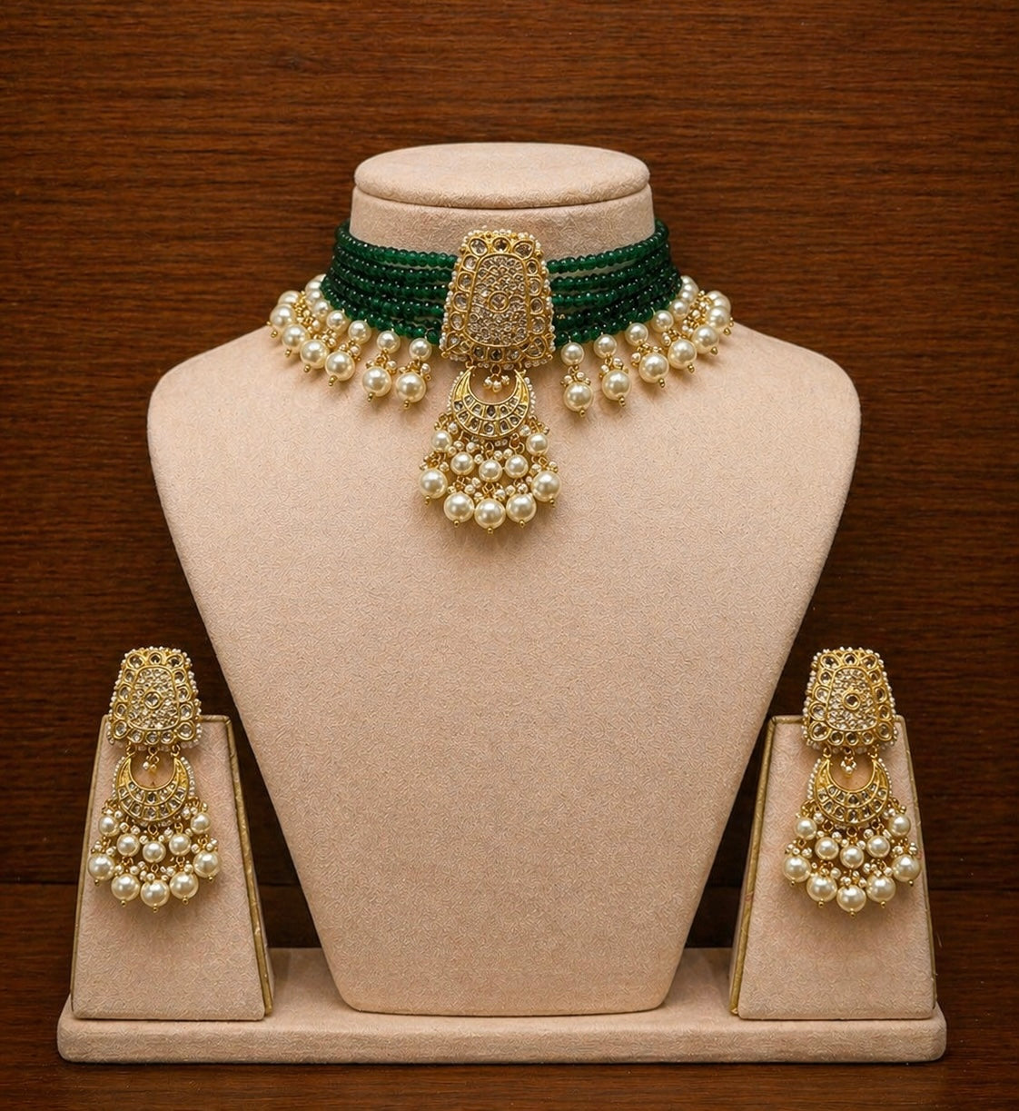Polki Necklace Set