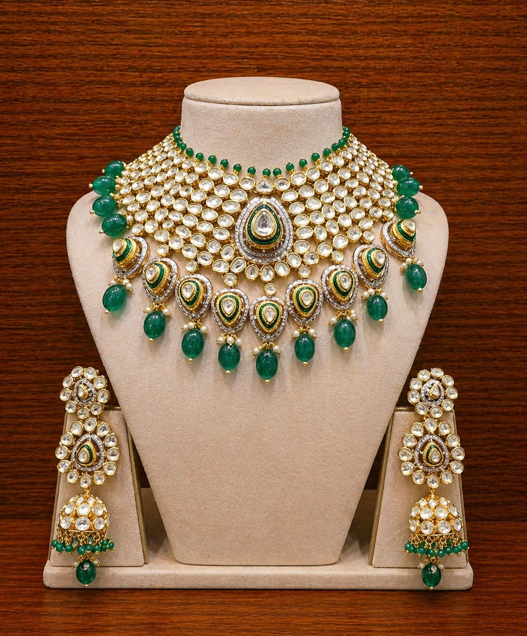 Polki Necklace Set