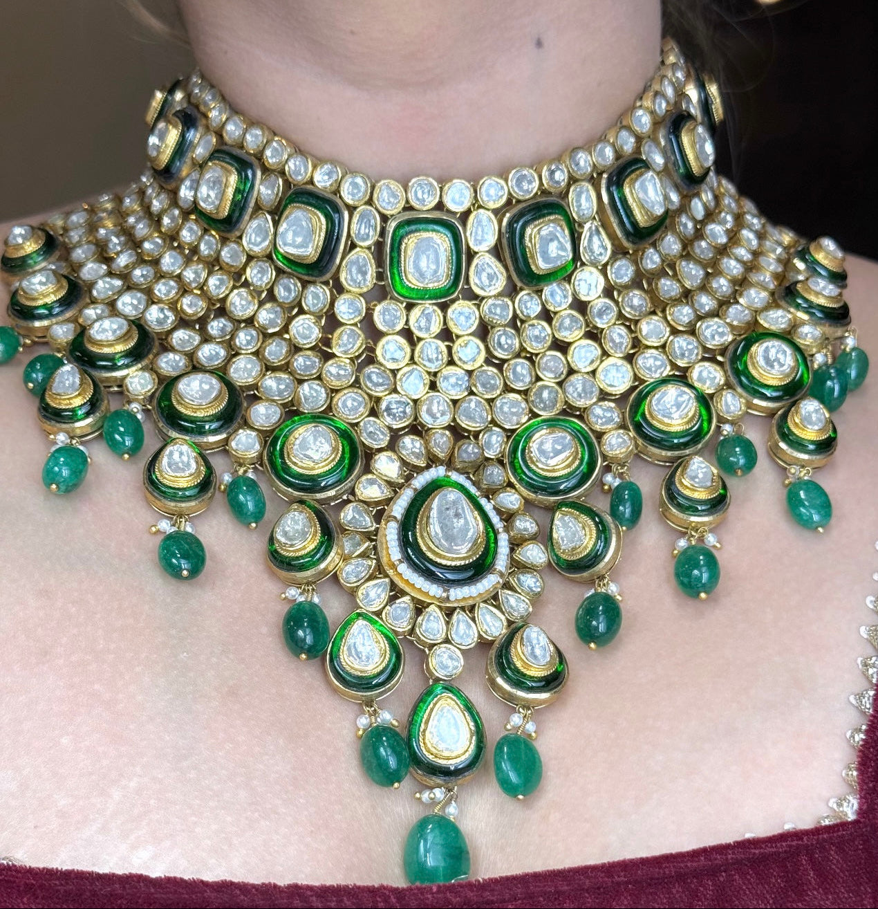 Royale Polki Choker Set
