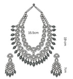 Green Two layer Polki Set