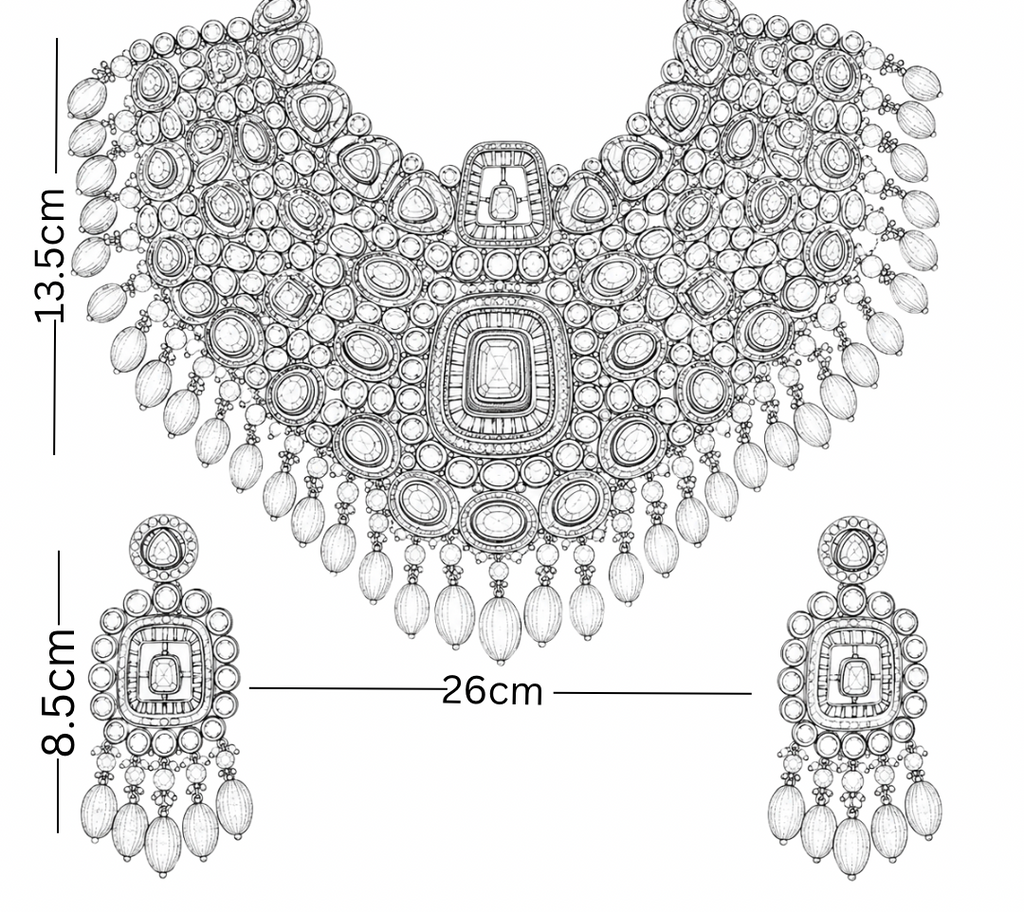 Bridal Polki Choker Set