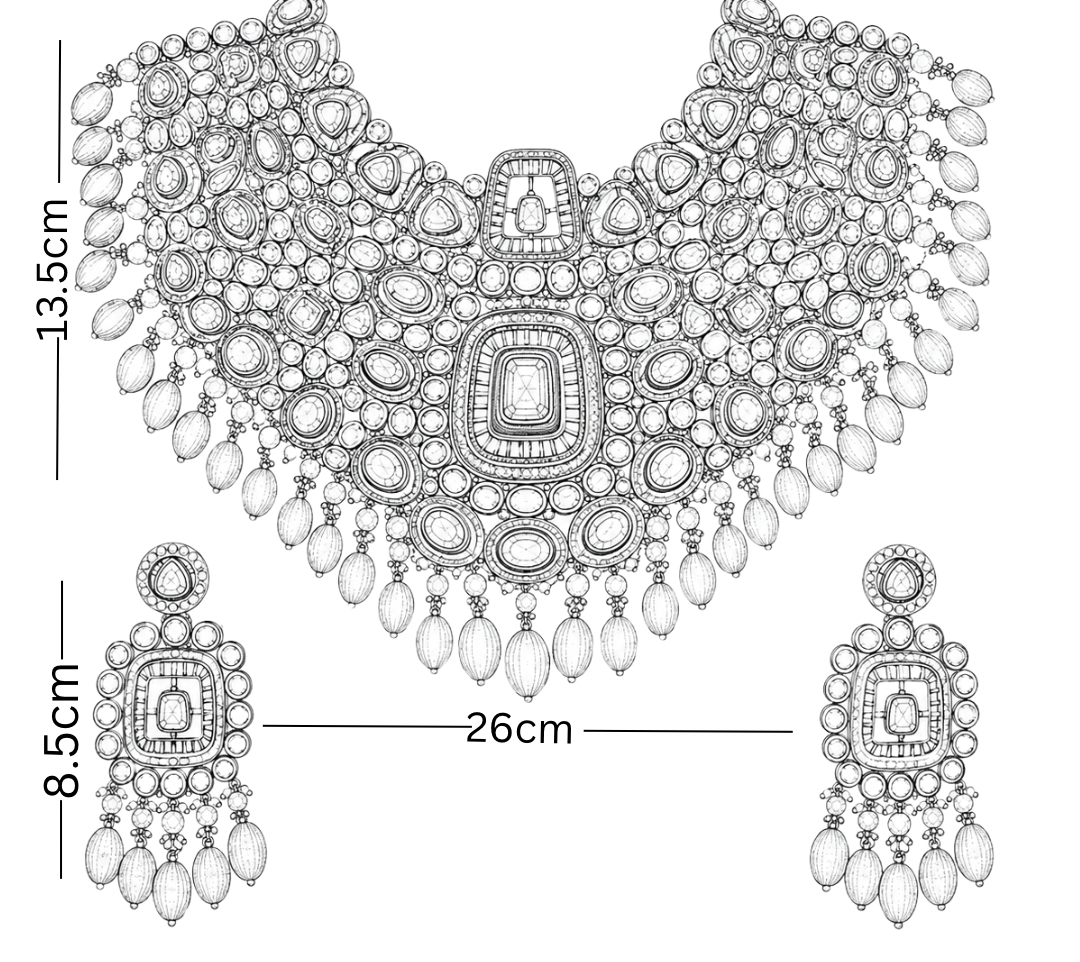 Bridal Polki Choker Set