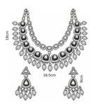Green Double-Layered Polki set