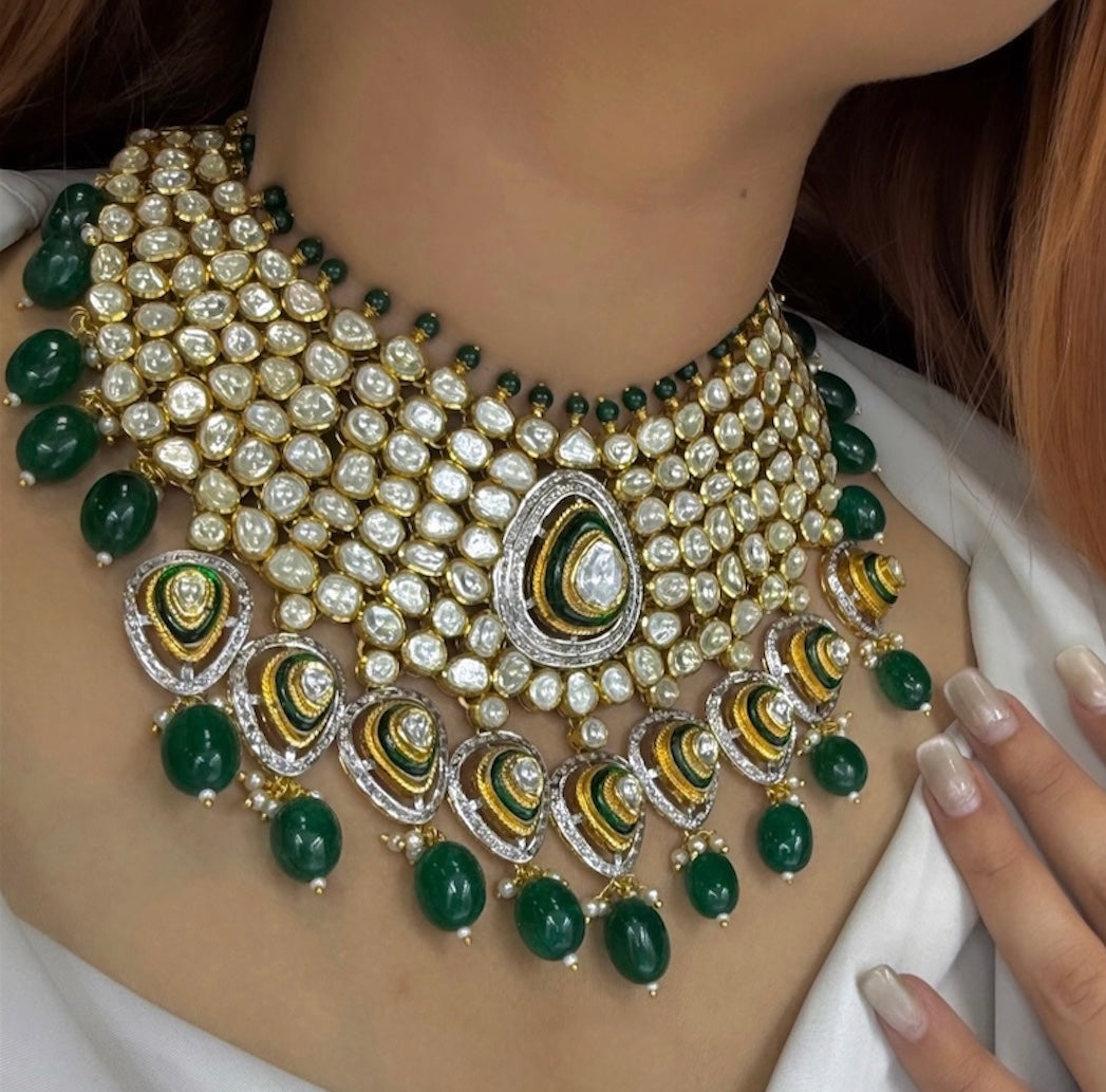 Polki Necklace Set