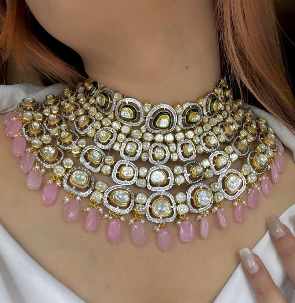 Polki Necklace Set