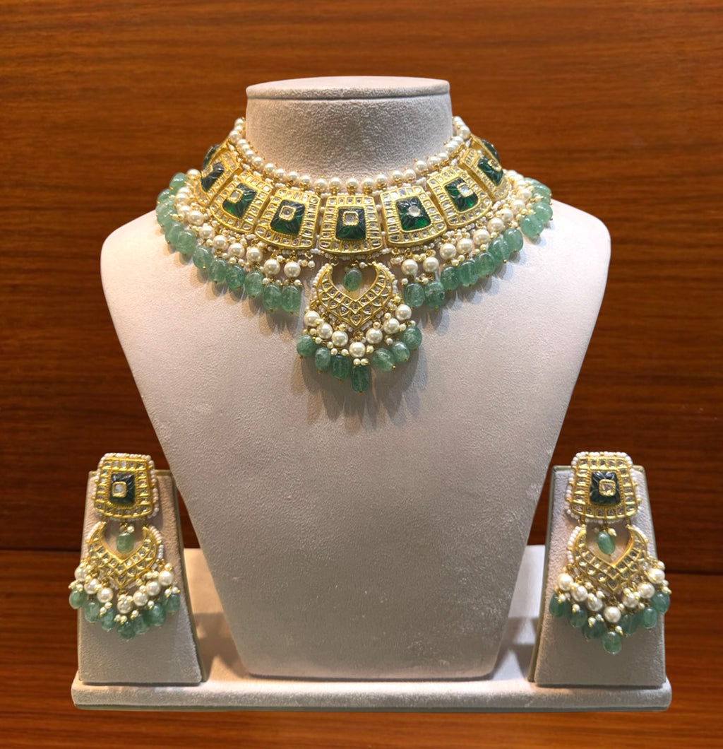 Polki Necklace Set