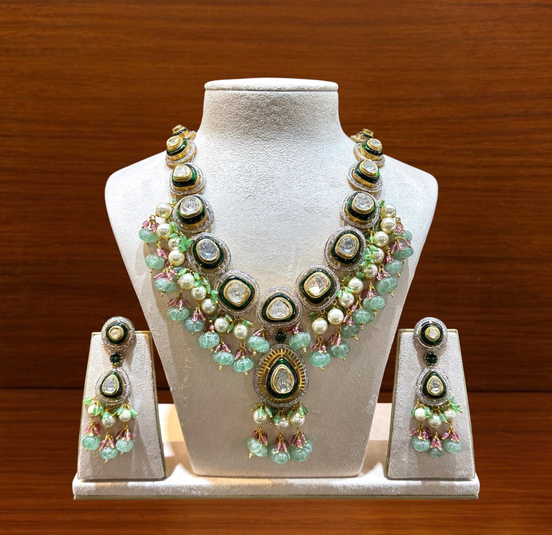 Polki Necklace Set