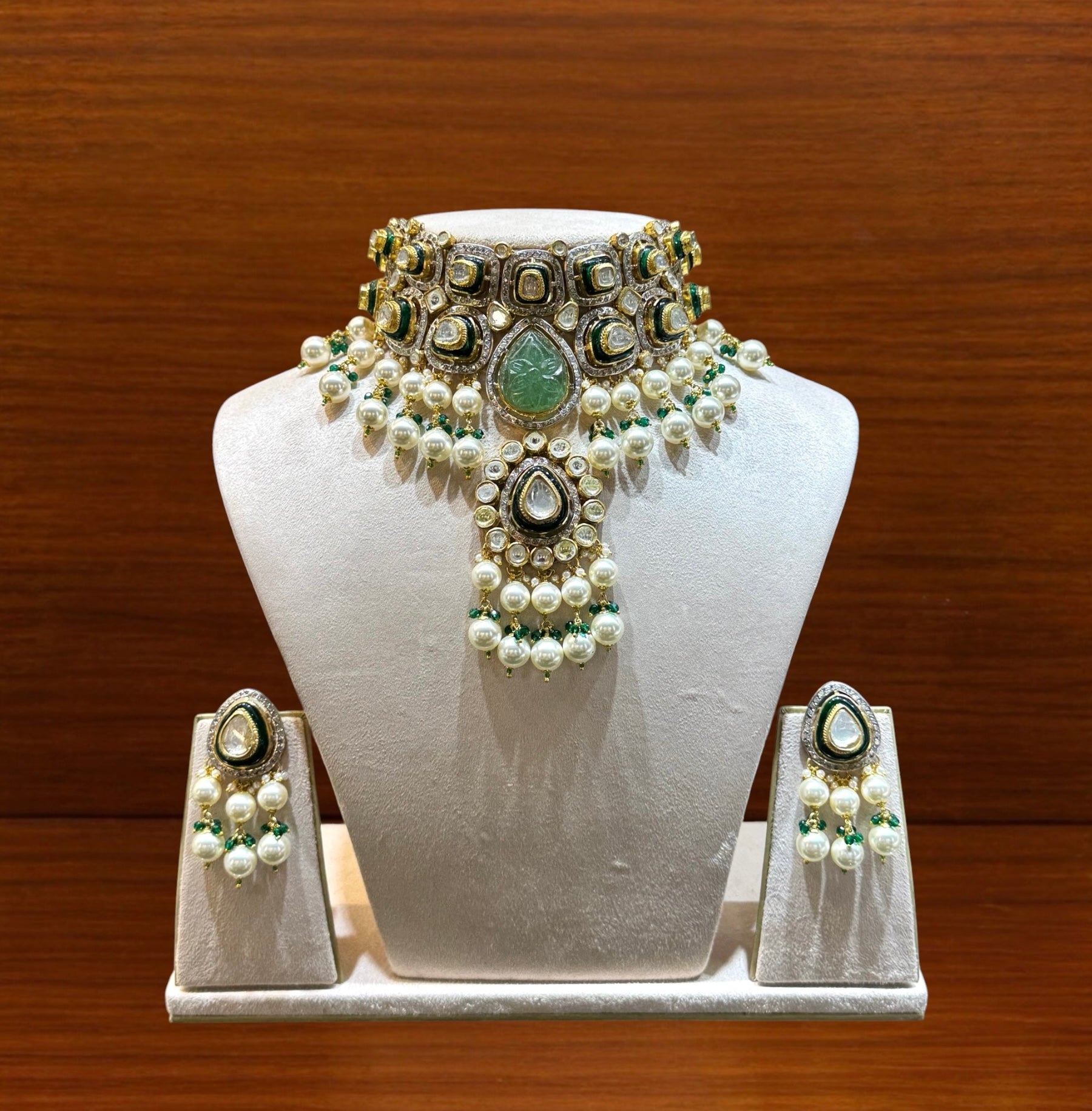 Polki Necklace Set