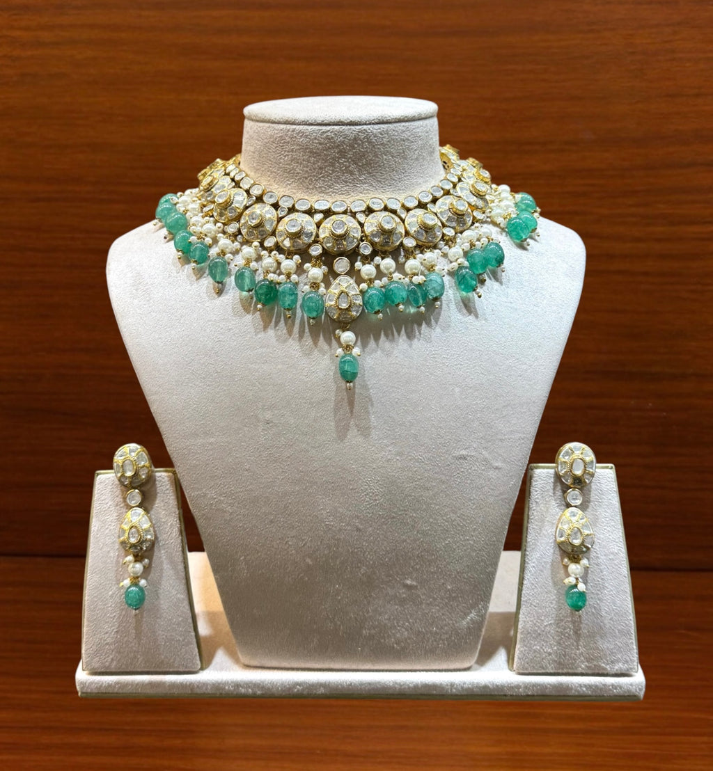 Polki Necklace Set