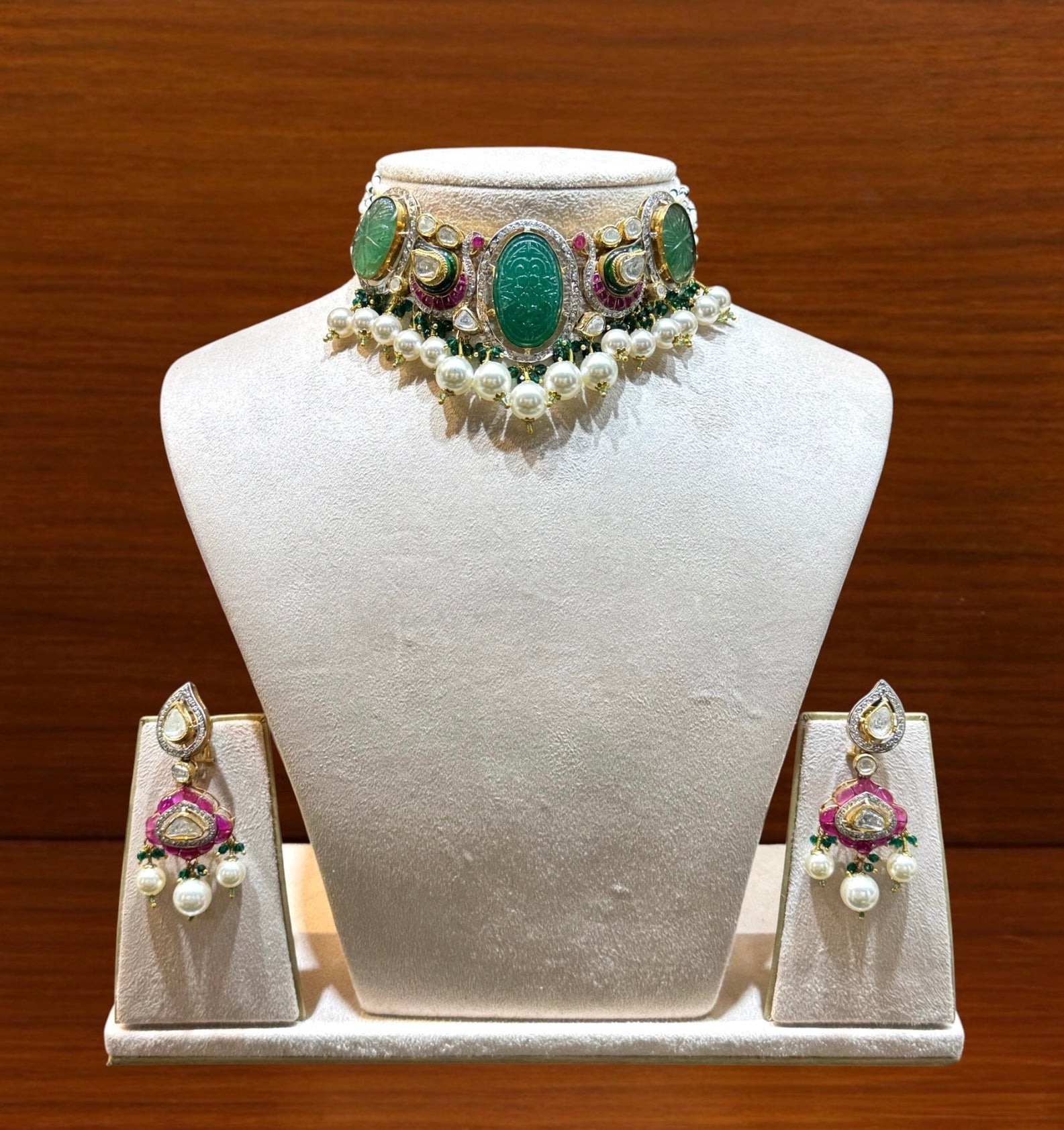 Polki Necklace Set