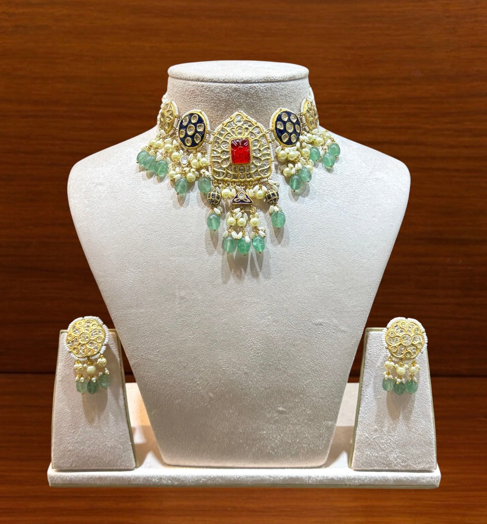 Polki Necklace Set