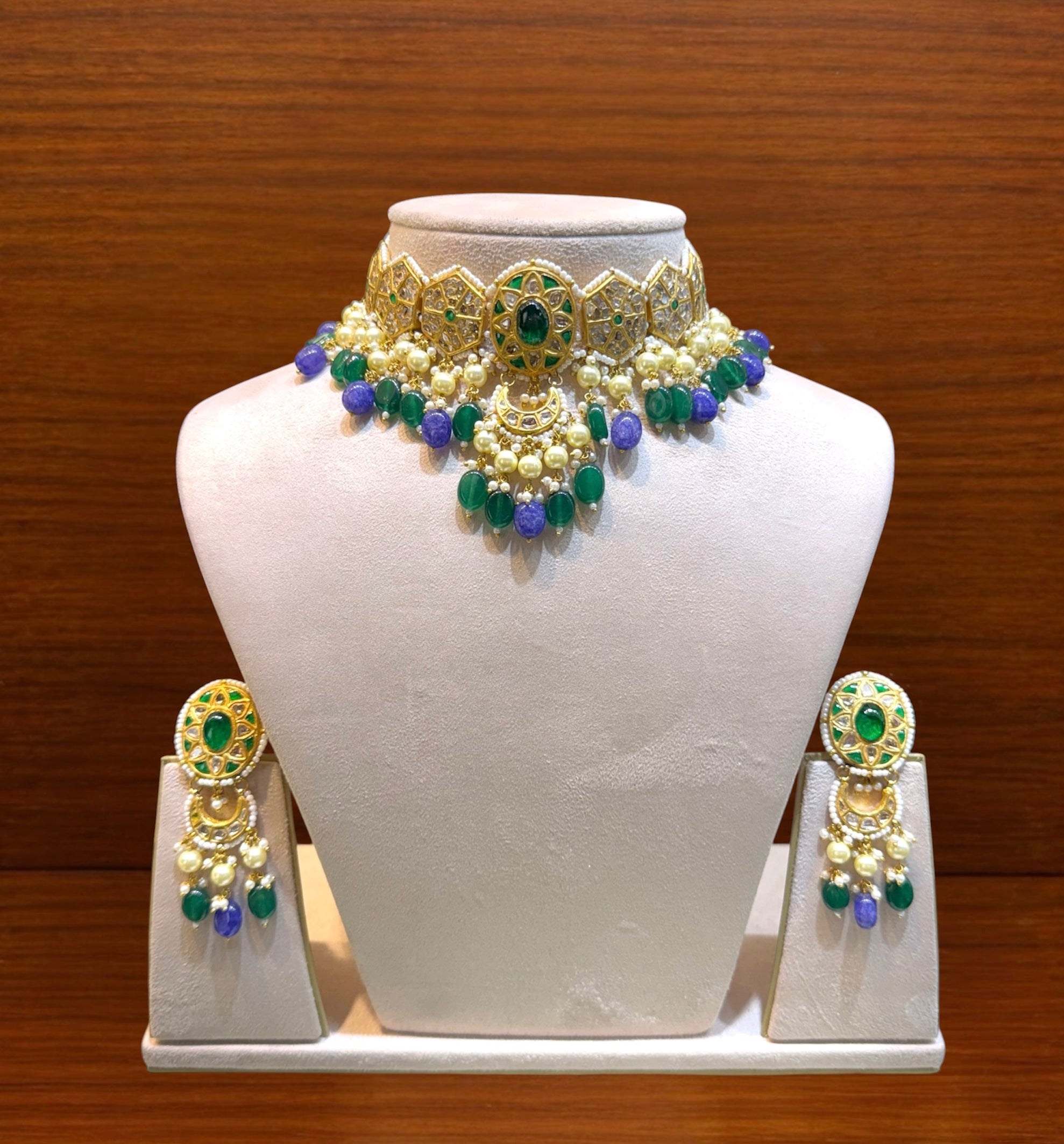 Polki Necklace Set