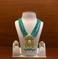 Polki Pendant Set - Temple