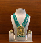 Polki Pendant Set - Temple