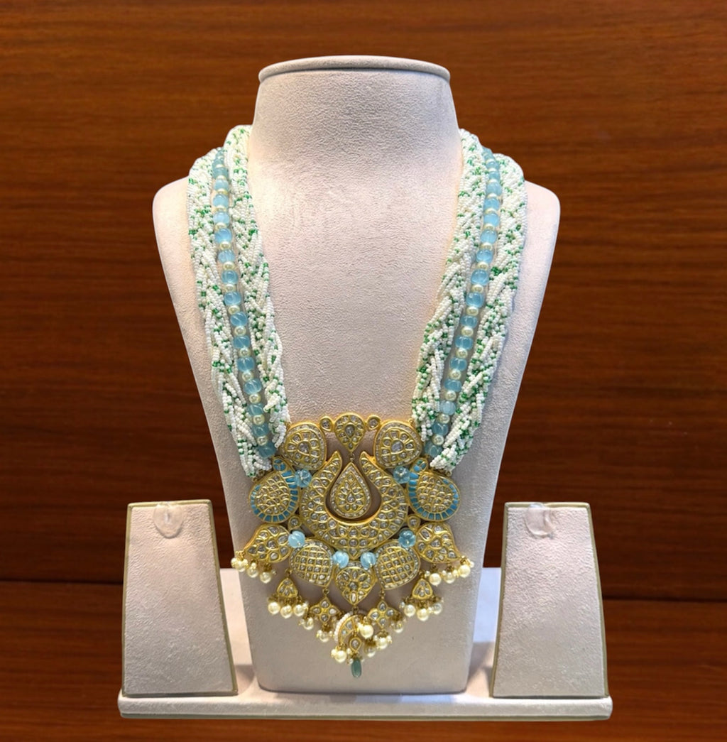 Polki Pendant Set