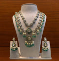 Two-Layer Polki Pendant Set