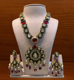 Polki Pendant Set