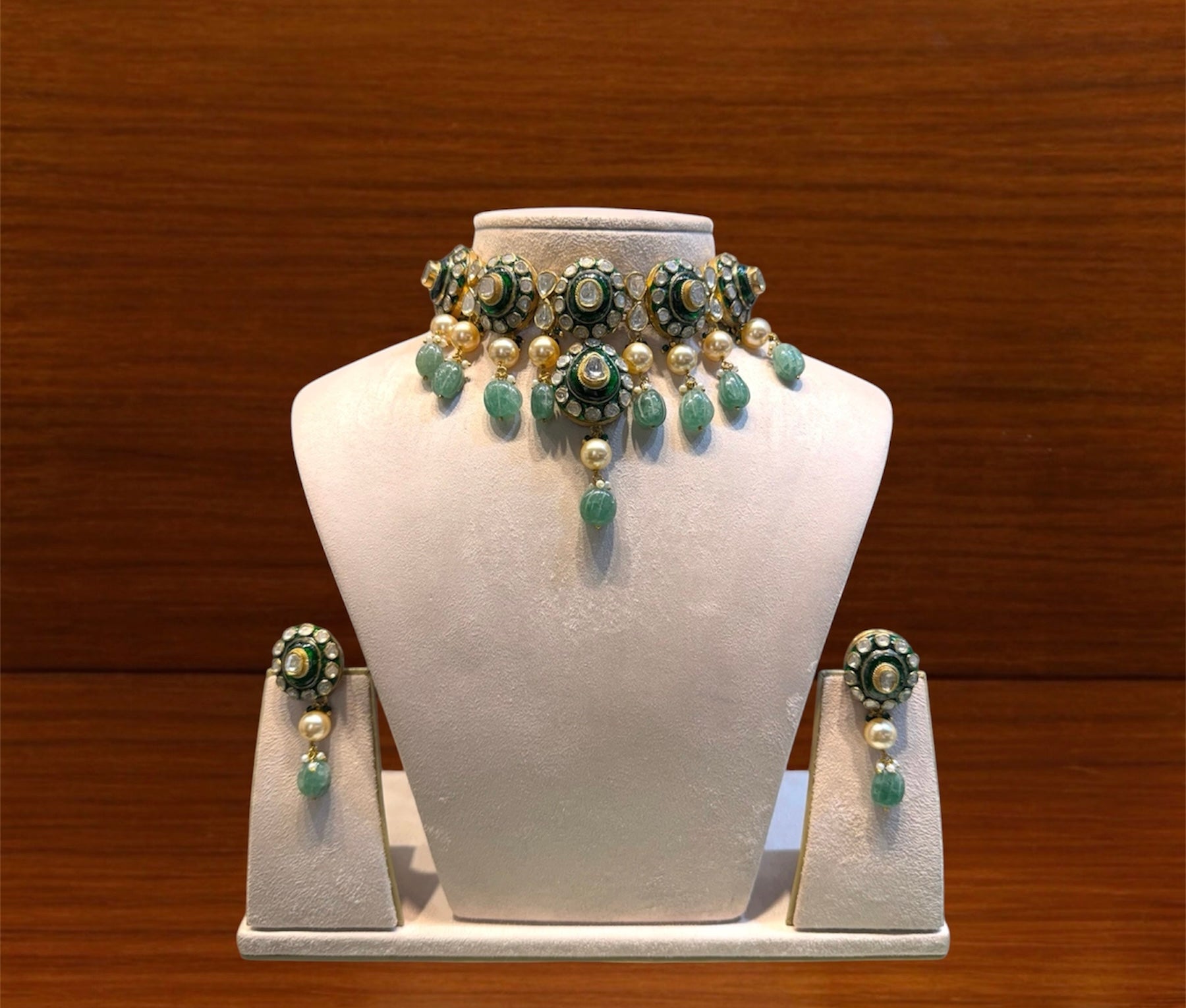 Polki Necklace Set