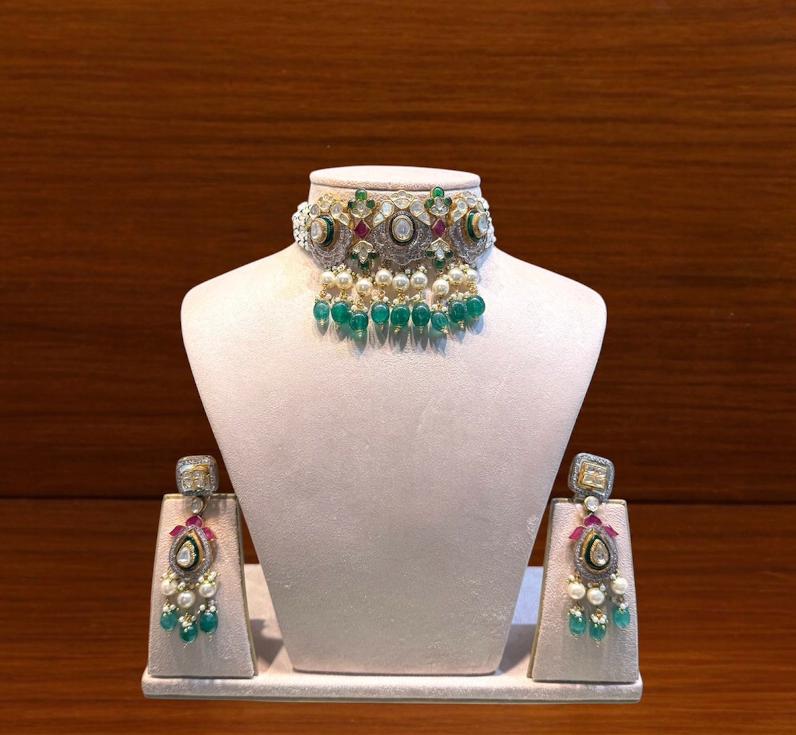 Polki Necklace Set