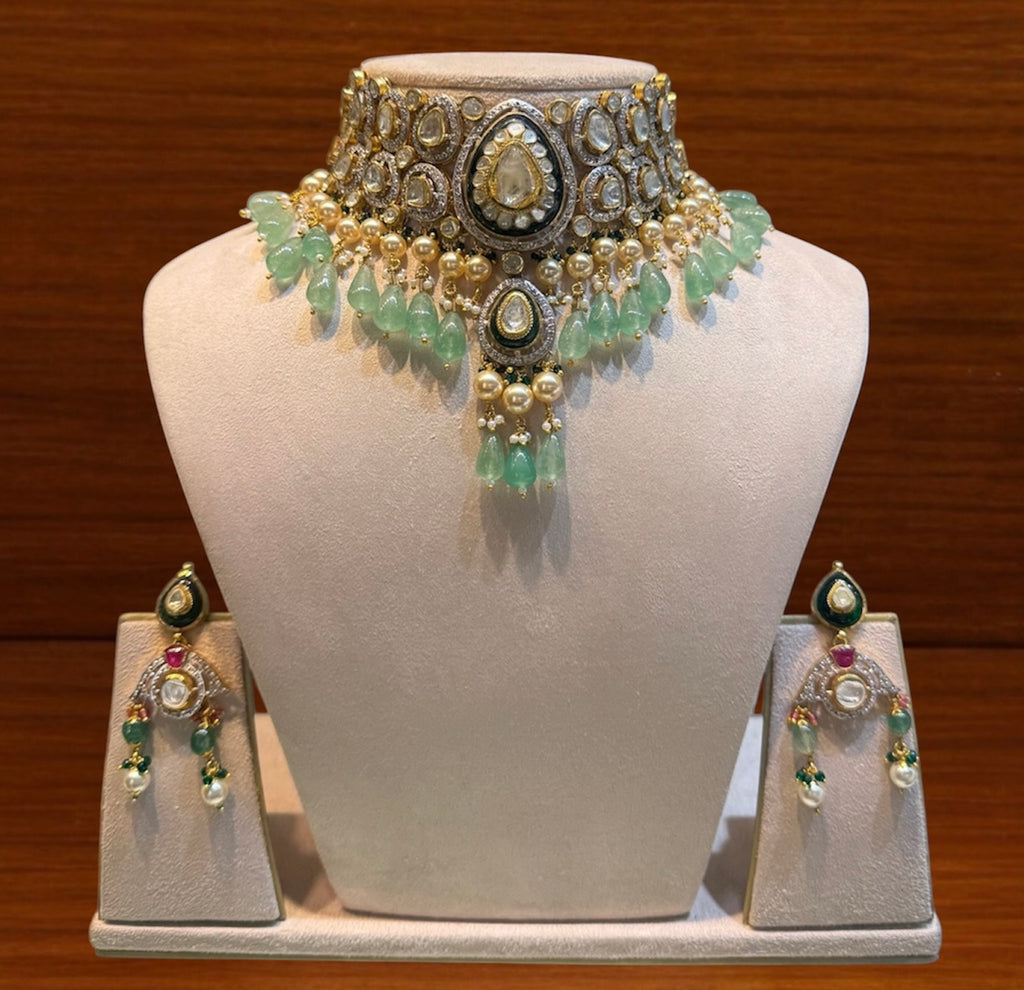 Polki Necklace Set