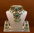 Emerald Polki Choker Set