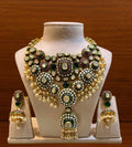 Royal Emerald Polki Set