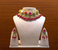 Red Navratan Guluband Set