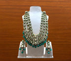 Emerald Polki Three-Layer Long Set