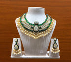 Emerald Pearl Polki Guluband