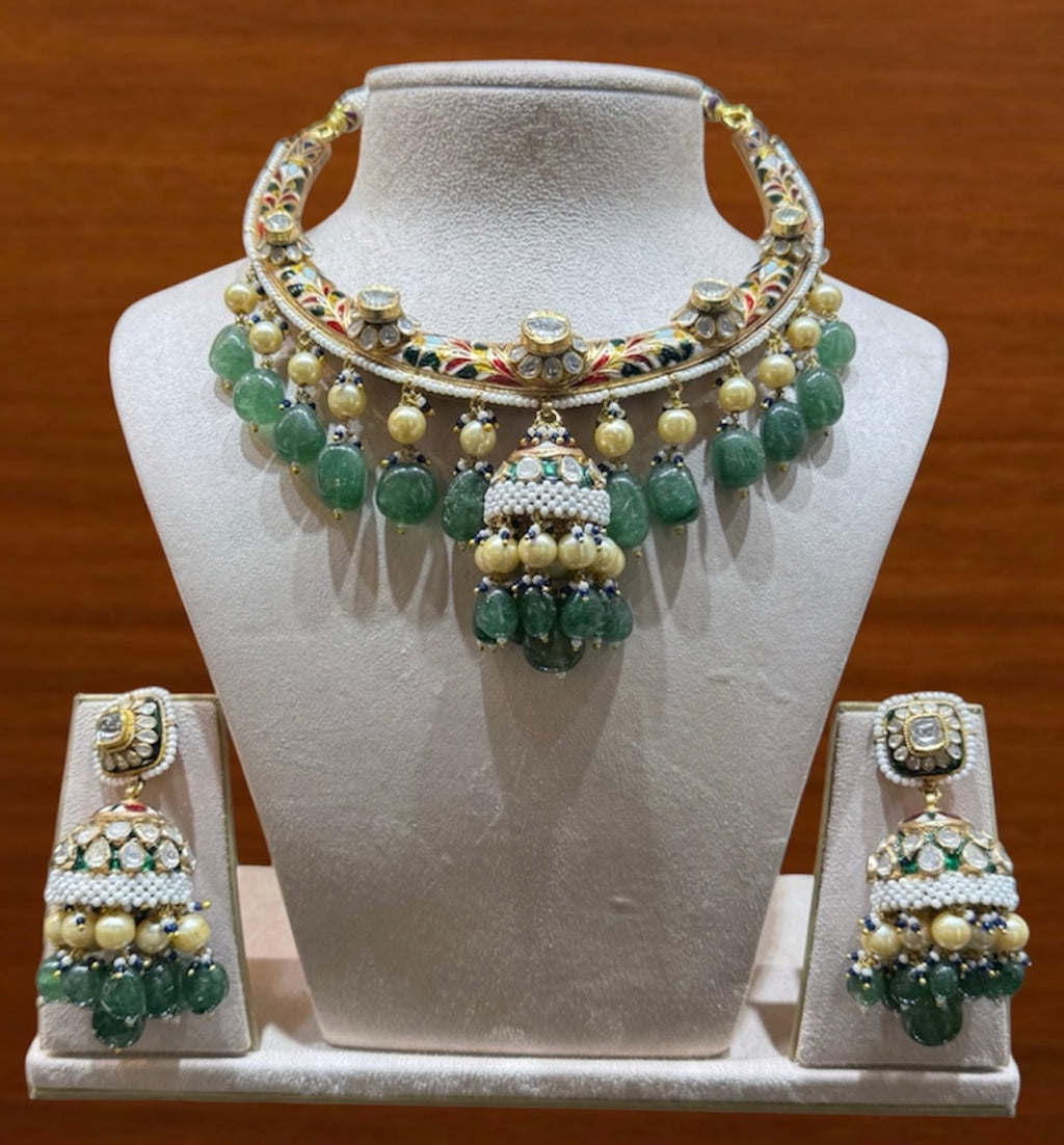 Heritage Meenakari Hasli
