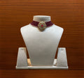 Ruby Bead Polki Chik Patti