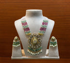 Classic Emerald Polki Pendant