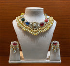 Navratan Pearl Polki Guluband