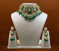 Green Bloom Polki Choker