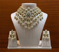 Royal Polki Cascade Necklace Set