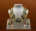 Emerald Polki Two-String Necklace Set