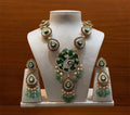 Peacock Polki Pendant Set