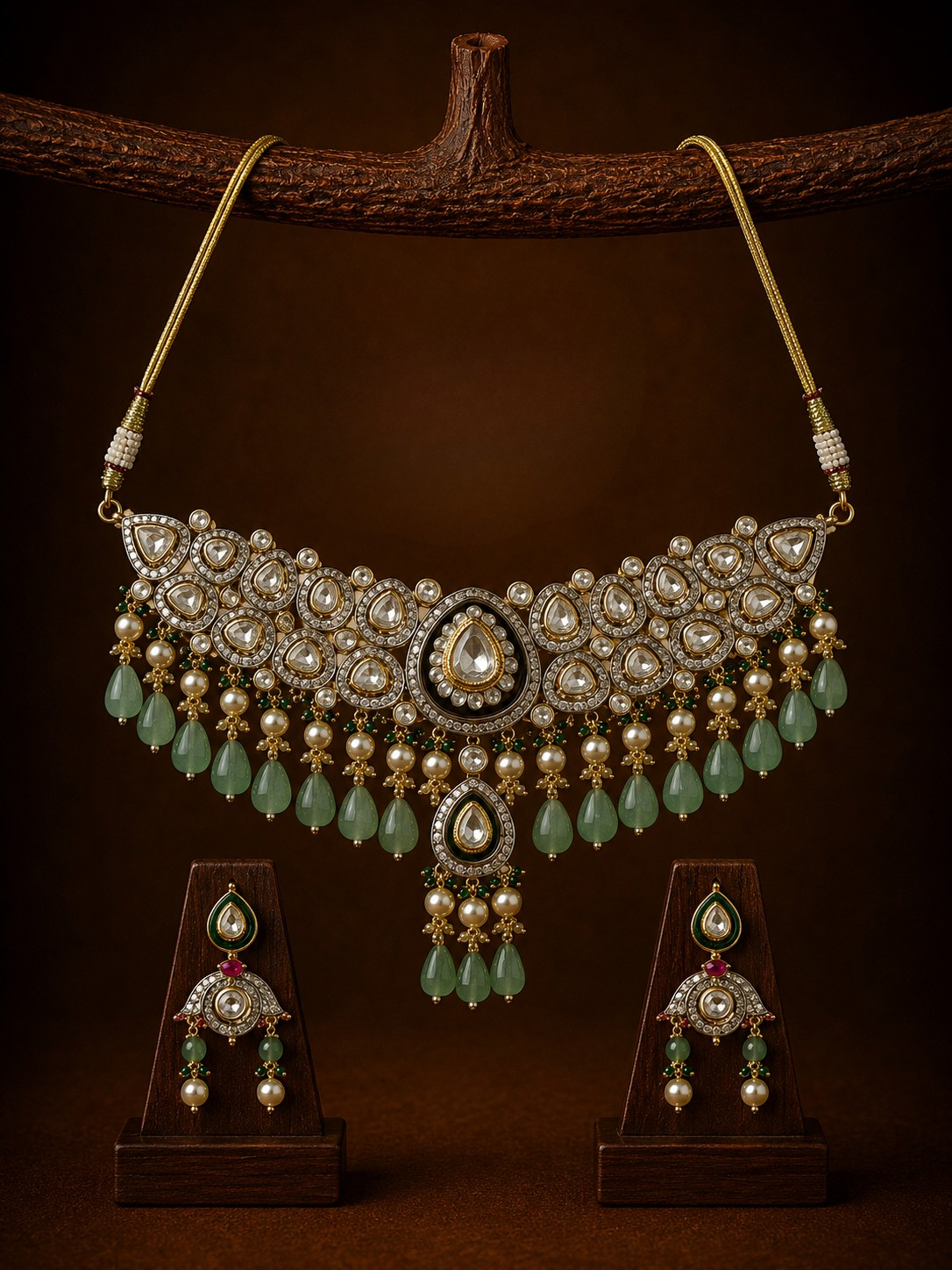 Polki Necklace Set