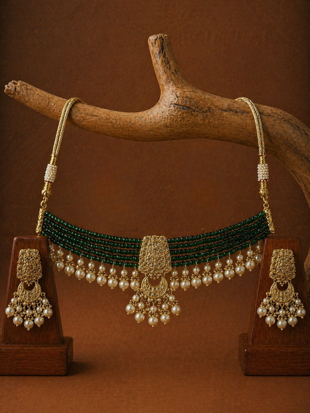 Polki Necklace Set