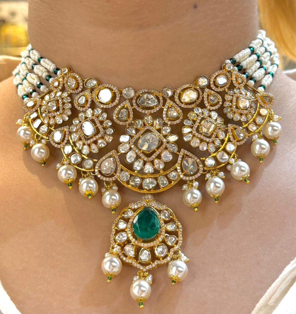 Polki Choker Set
