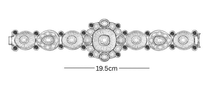 Emerald Royale Polki Bracelet