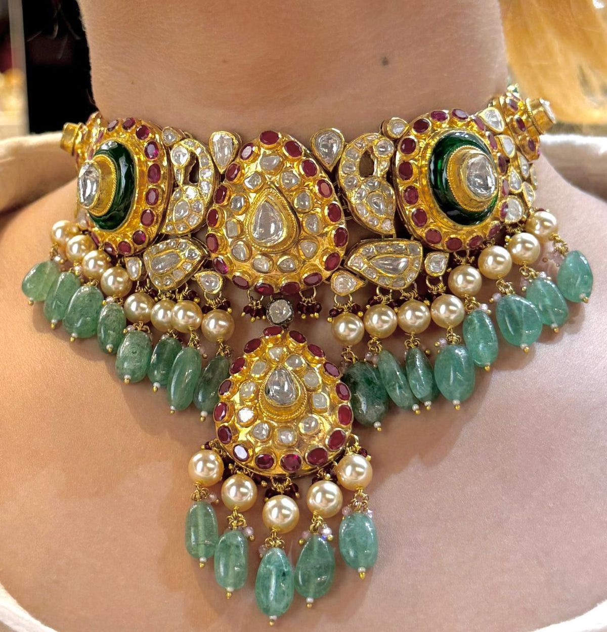 Polki Choker Set