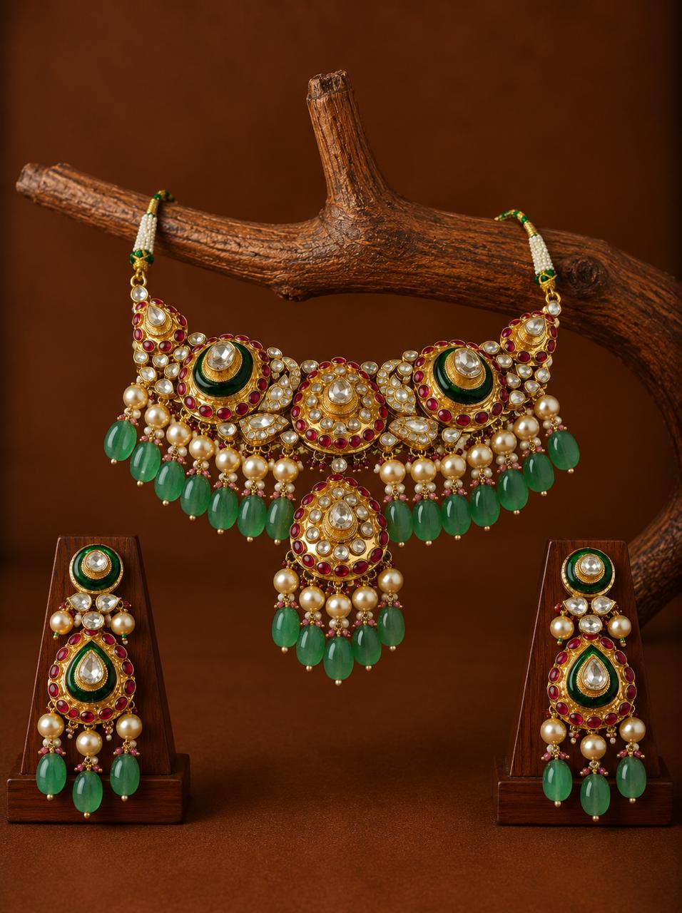 Polki Choker Set