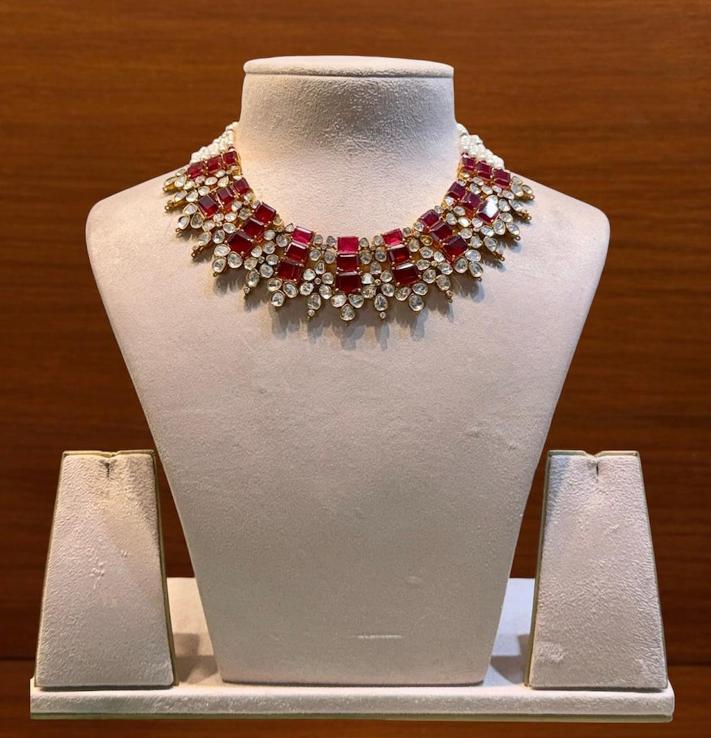 Traditional Polki Chik Patti Necklace