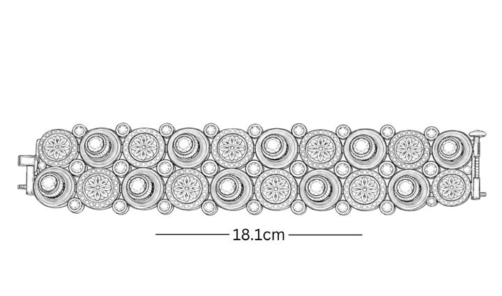 Royal Meenakari Polki Bracelet
