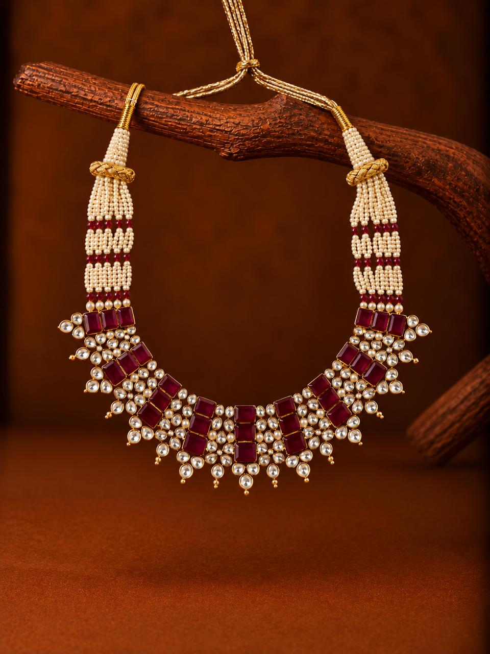 Traditional Polki Chik Patti Necklace